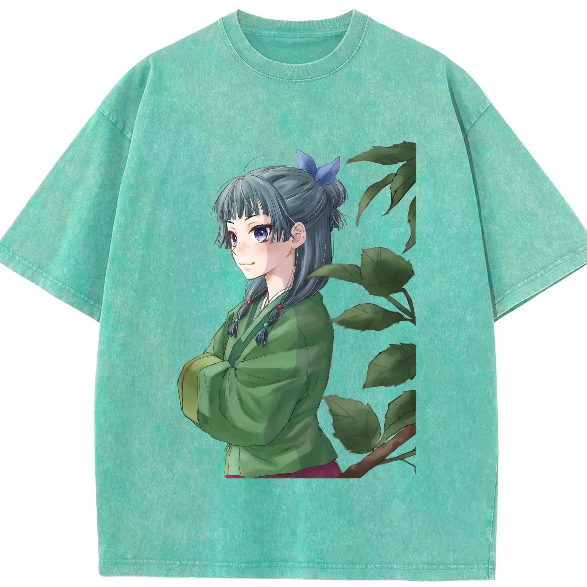（画像用） 薬屋のひとりごと The Apothecary Diaries 綿100% ヴィンテージ風 半袖Tシャツ（フロントプリント）